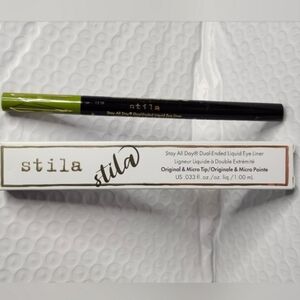 Stila Duel Ended Liquid Eyeliner in Intense Black/Mojito